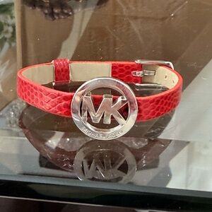 Michael Kors upcycled red Bracelet